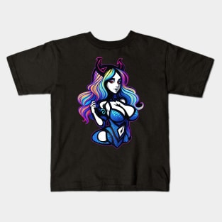 Neon Succubus Kids T-Shirt